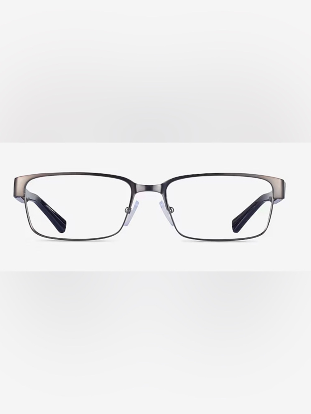 Armani Exchange AX1017 6084 Matte Gunmetal Eyeglasses Frame 54-17-140 Mens
